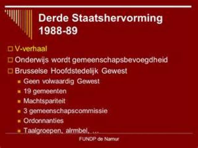 De derde staatshervorming