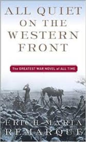 1920's Literature All is Quite on the Western Front