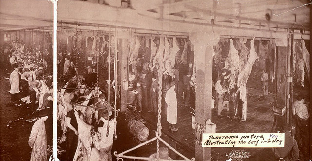 The Meatpackers Union goes on strike, demanding better wages and working conditions