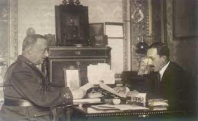 La dictadura de Primo de Rivera.