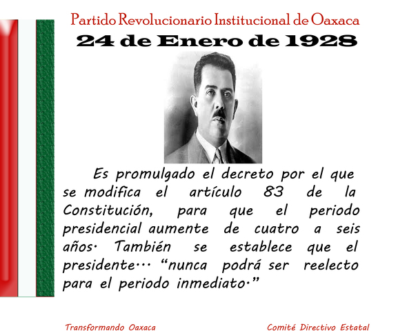 Presidencia de 6 años