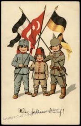 Ottaman-Germany alliance formed