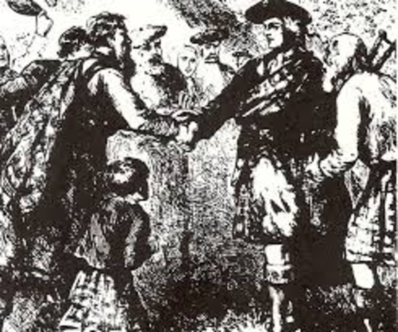 Highland Scots Arrive