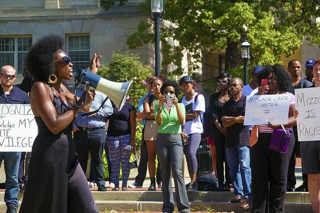First "Racism Lives Here" rally takes place
