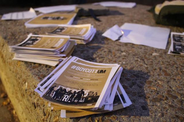 Students boycott student center