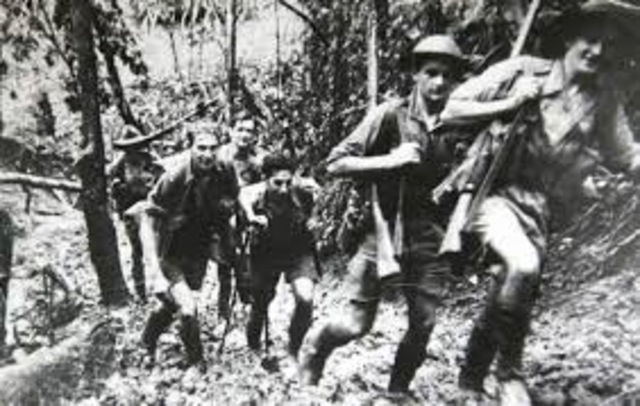 Battle along Kokoda Track