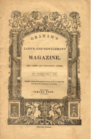 Literature / Edgar Allan Poe became editor of Graham's Magazine