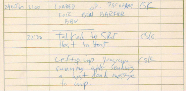 Envió de primer mensaje entre dos computadoras “LOGWIN”.