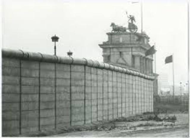 Berlin Wall constructed
