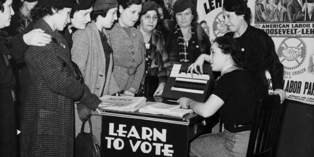 Women suffrage is ratified