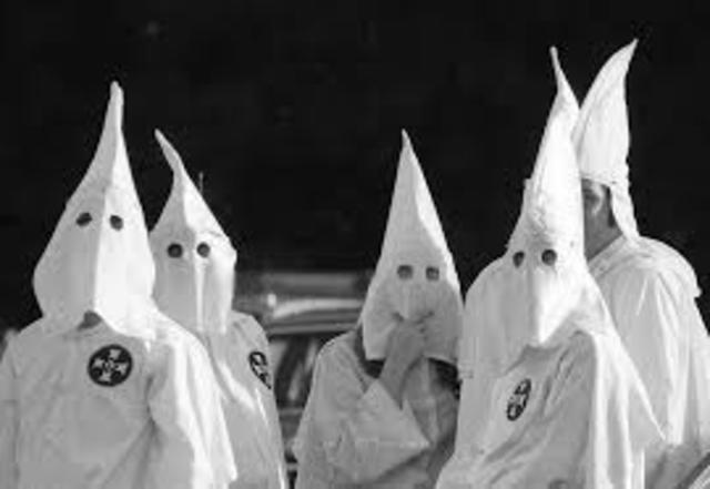 Ku Klux Klan Formed