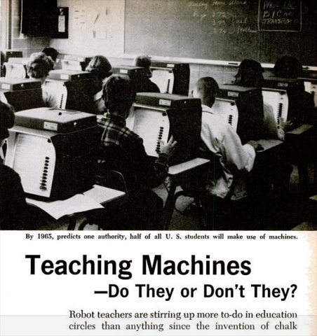 B. F. Skinner Teaching Machine.