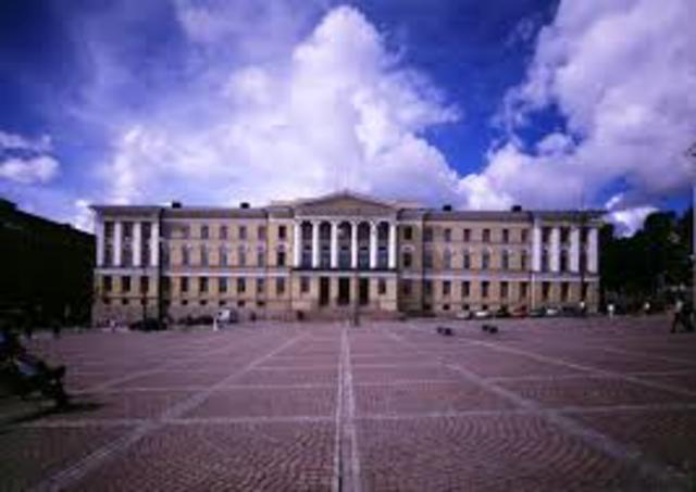 Admitted to the University of Helsinki