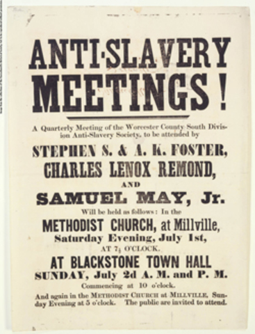 Antislavery sentiments in America movement