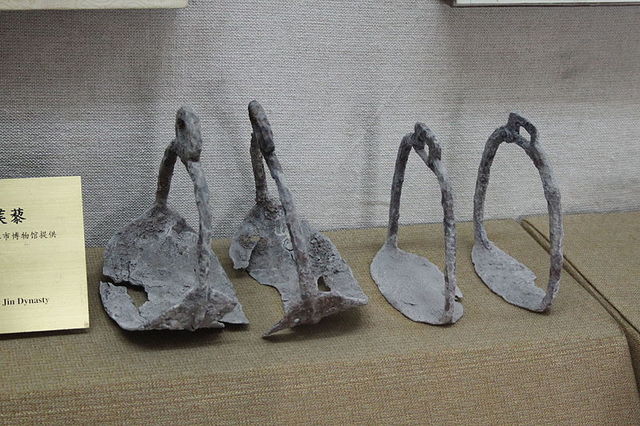 Two stirrups in China- 322-477 CE