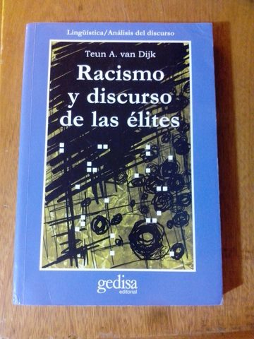 LIBRO Vandijk. Racismo y Discurso de las Elites