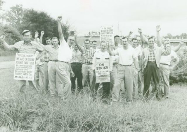 Meat-Packers went on strike