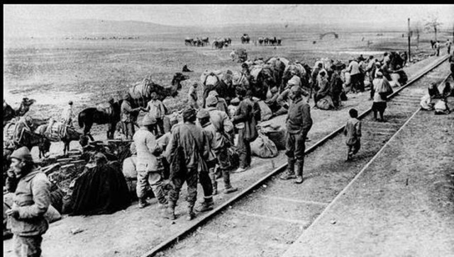 The Ottoman Empire surrenders and the Three Pashas flee