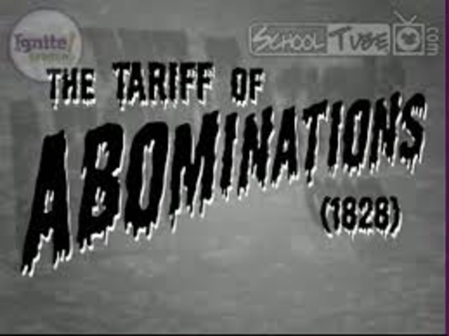 The Tariff of Abominations