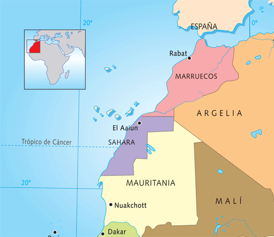 Los Españoles viajan al Sahara