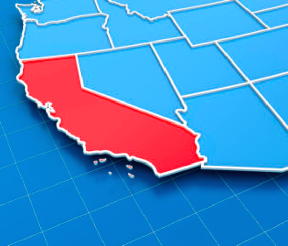 California becomes a state of the U.S