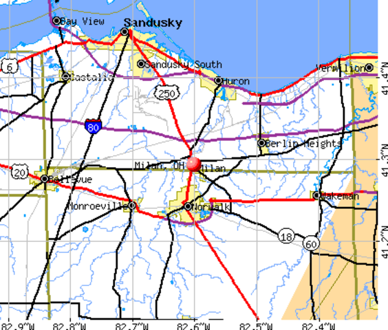 Thomas Edison was born in Milan Ohio.