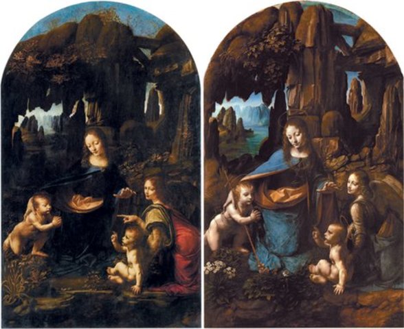 La Virgen de las Rocas