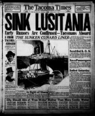 Sinking of the Lusitania