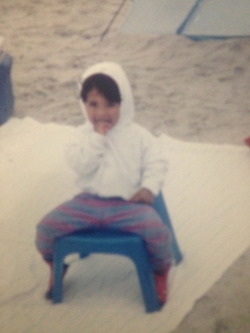 Mi primer visita a la playa.