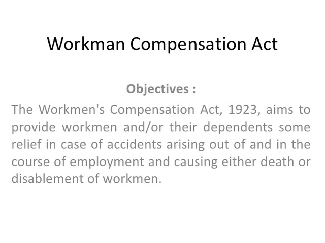 WorkingsMen Compensation
