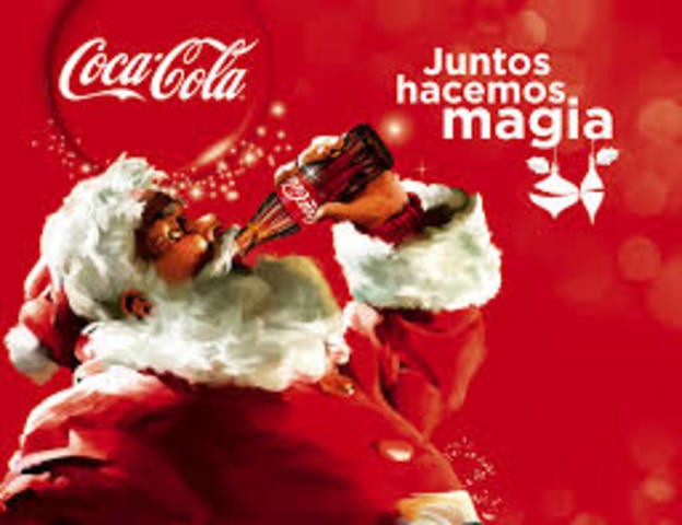 Coca-Cola toma como simbolo a santa claus