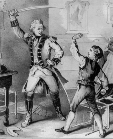 Jackson enlists in Revolutionary Army