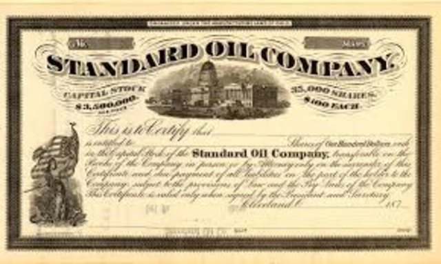 Standard Oil Dissolved by Supreme Court