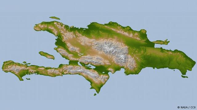 Haiti was divided in 2 parts