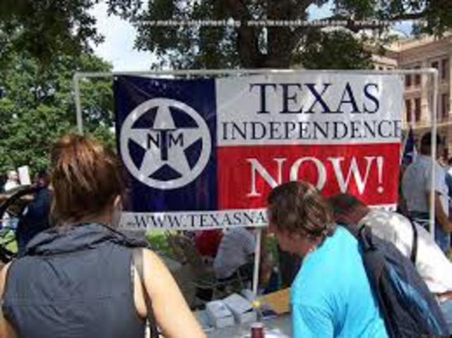 Texas claims indipendence
