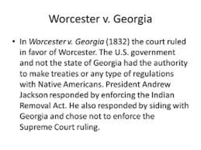 Worcester V. Georgia