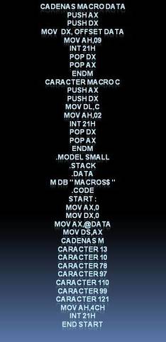 El lenguaje ensamblador