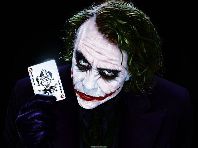 I bow to joker batman