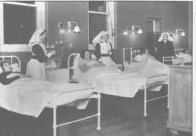 Leukemia patient injected with a sodium radioisotope.