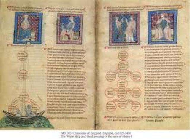 Godofredo de Monmouth escribe Historia de reyes de Bretaña