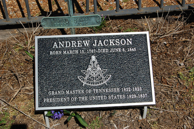 Death of Andrew Jackson.