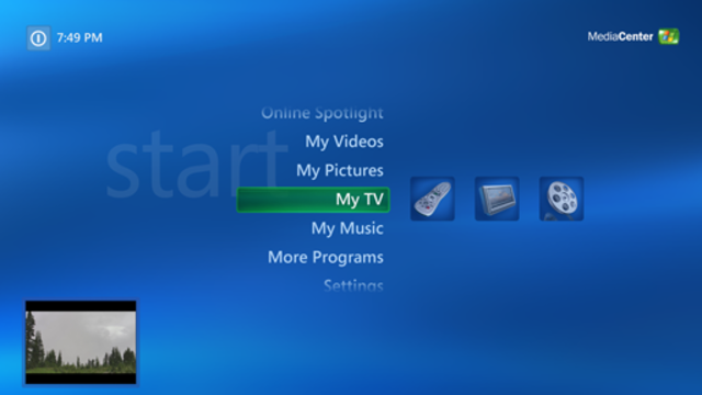 Microsoft Windows XP Media Center