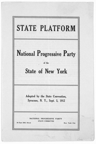 The Proggresive party of 1912