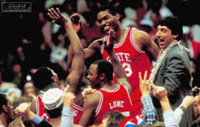 North Carolina State Upsets Houston in 1983 NCAA Final