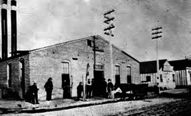 First Electric powered station