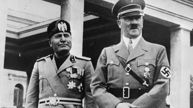 Hitler and Mussolini