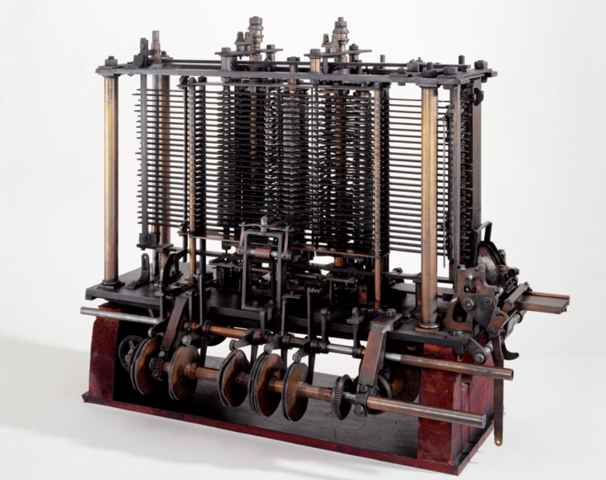 Analytical Engine -comuter that can calculate complex math problems