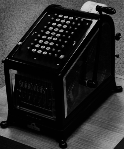 Pre-computer machine that can print