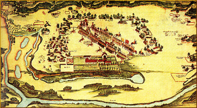 Primer asentamiento español en Perú.