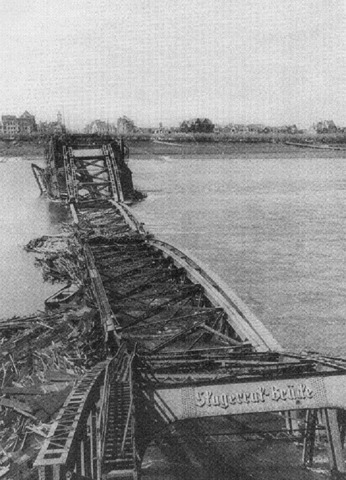 German Troops Begin Destroying Bridges Over the Rhine River